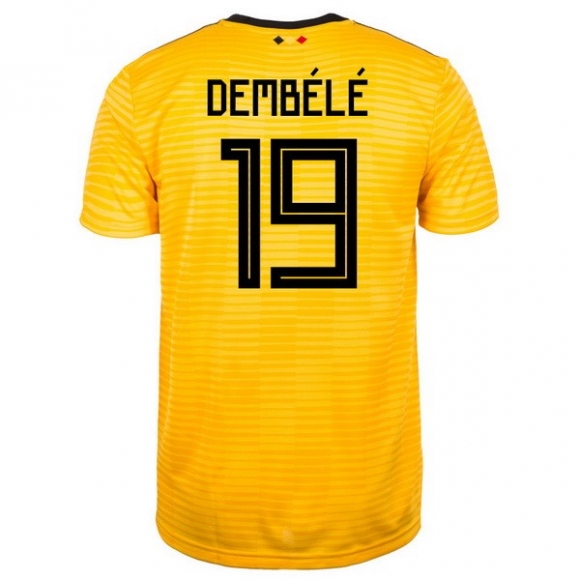 Maglia Belgio Away Dembélé 2018 Giallo