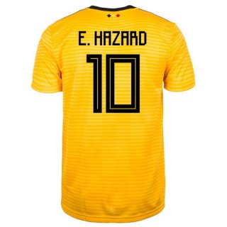 Maglia Belgio Away E.Hazard 2018 Giallo