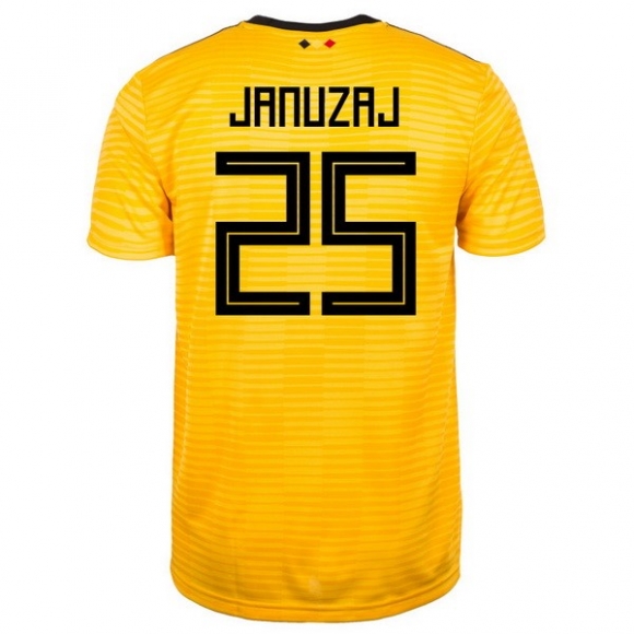 Maglia Belgio Away Januzaj 2018 Giallo