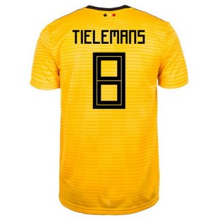 Maglia Belgio Away Tielemans 2018 Giallo