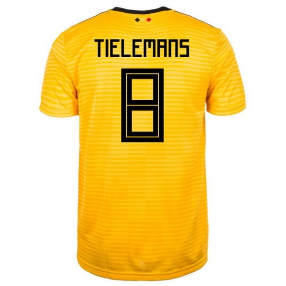 Maglia Belgio Away Tielemans 2018 Giallo