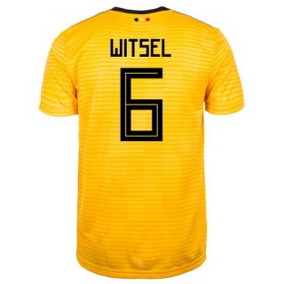Maglia Belgio Away Witsel 2018 Giallo