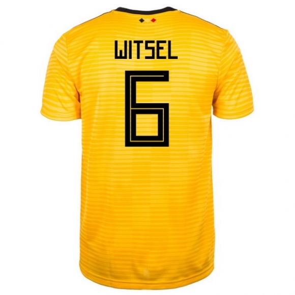 Maglia Belgio Away Witsel 2018 Giallo