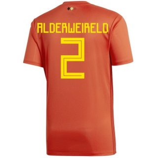Maglia Belgio Home Alderweireld 2018 Rosso