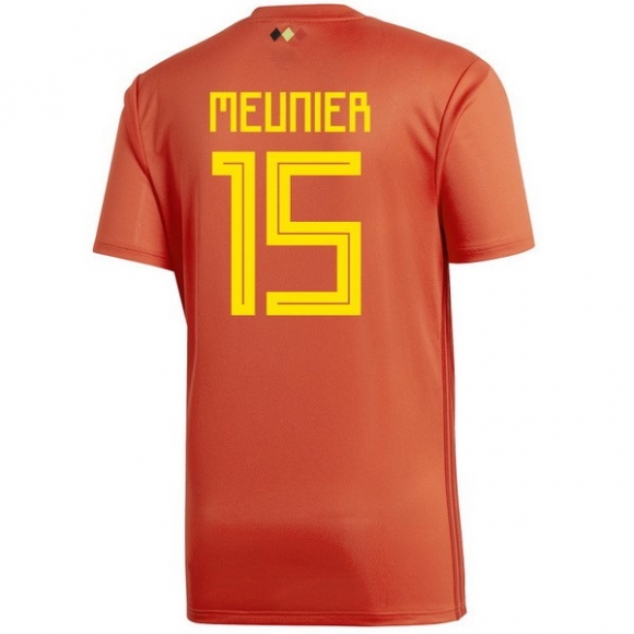 Maglia Belgio Home Meunier 2018 Rosso