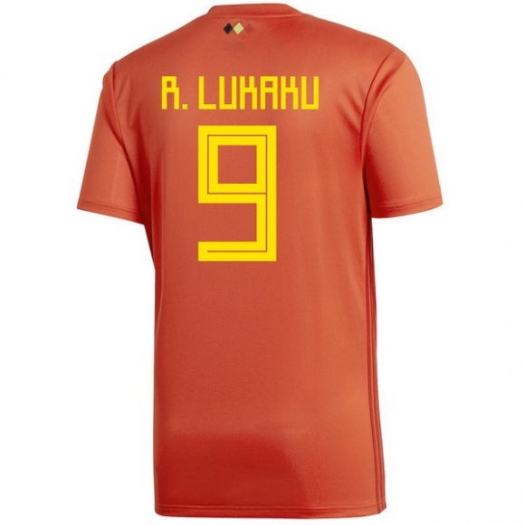 Maglia Belgio Home R.lukaku 2018 Rosso