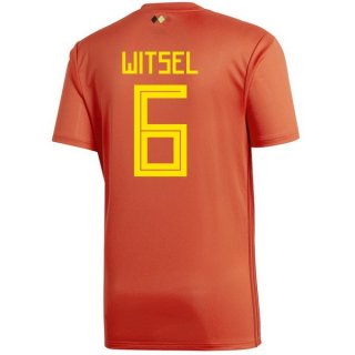 Maglia Belgio Home Witsel 2018 Rosso