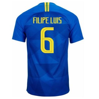 Maglia Brasile Away Filipeluis 2018 Blu