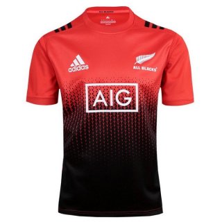 Maglia Formazione All Blacks 2017/18 Arancione Nero