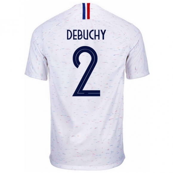Maglia Francia Away Debuchy 2018 Bianco