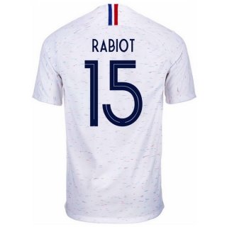 Maglia Francia Away Rabiot 2018 Bianco