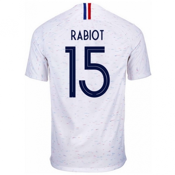 Maglia Francia Away Rabiot 2018 Bianco