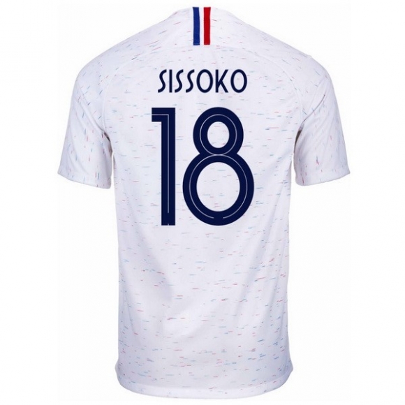 Maglia Francia Away Sissoko 2018 Bianco