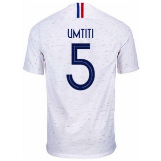 Maglia Francia Away Umtiti 2018 Bianco
