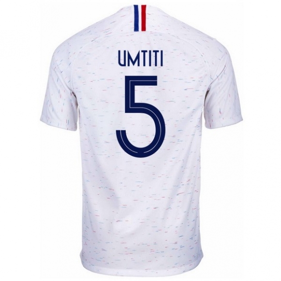 Maglia Francia Away Umtiti 2018 Bianco