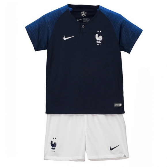 Maglia Francia Home Bambino 2018 Nero