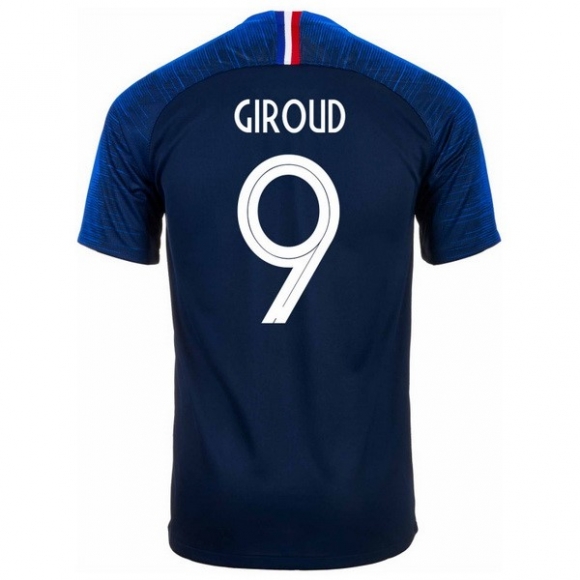Maglia Francia Home Giroud 2018 Blu