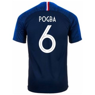 Maglia Francia Home Pogba 2018 Blu