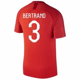 Maglia Inghilterra Away Bertrand 2018 Rosso
