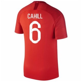 Maglia Inghilterra Away Cahill 2018 Rosso