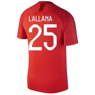 Maglia Inghilterra Away Lallana 2018 Rosso