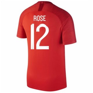 Maglia Inghilterra Away Rosa 2018 Rosso