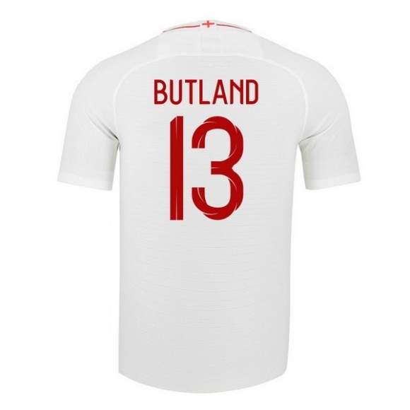 Maglia Inghilterra Home Butland 2018 Bianco
