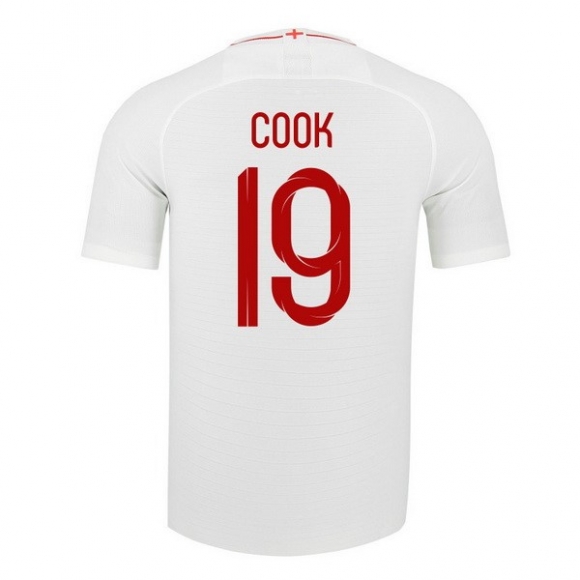 Maglia Inghilterra Home Cook 2018 Bianco