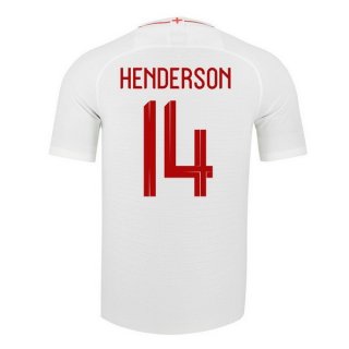 Maglia Inghilterra Home Henderson 2018 Bianco