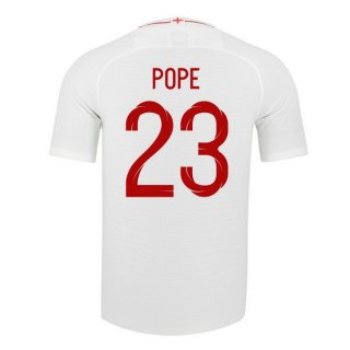 Maglia Inghilterra Home Pope 2018 Bianco