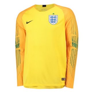 Maglia Inghilterra Manga Larga Portiere 2018 Giallo