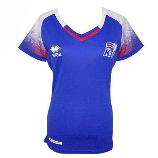 Maglia Islanda Home Donna 2018 Blu