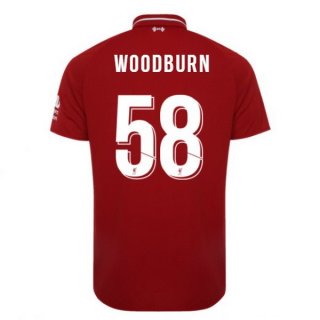 Maglia Liverpool Home Woodburn 2018/19 Rosso