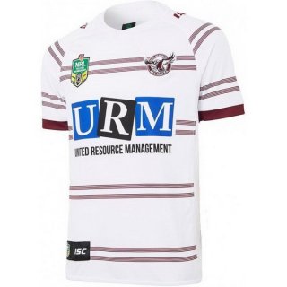 Maglia Manly Sea Eagles Away 2018 Bianco