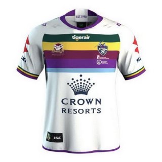 Maglia Melbourne Storm Testimonial 2018 Bianco