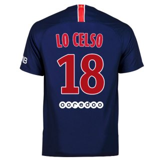 Maglia Paris Saint Germain Home Lo Celso 2018/19 Blu