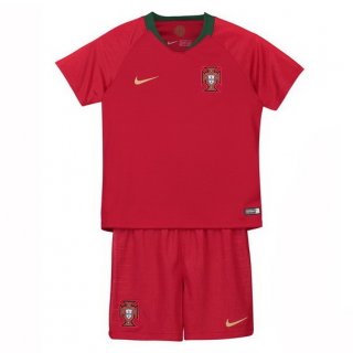 Maglia Portogallo Home Bambino 2018 Rosso