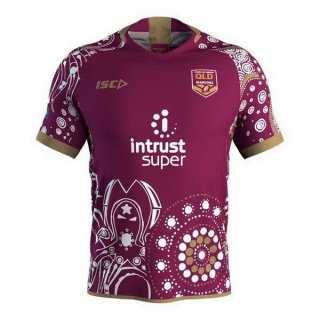 Maglia Qld Maroons Edizione Commemorativa 2018 Rosso