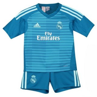 Maglia Real Madrid Away Bambino Portiere 2018/19 Blu