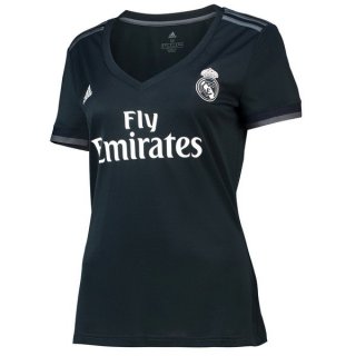 Maglia Real Madrid Away Donna 2018/19 Nero
