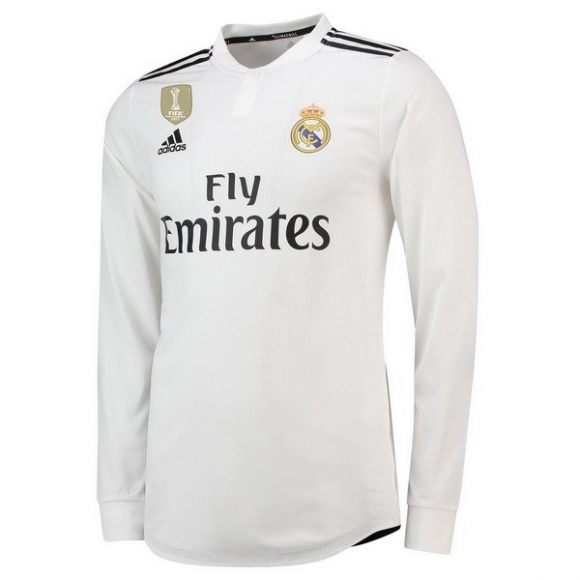 Maglia Real Madrid Home ML 2018/19 Bianco