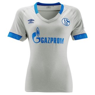 Maglia Schalke 04 Away Donna 2018/19 Grigio