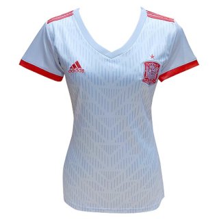 Maglia Spagna Away Donna 2018 Bianco
