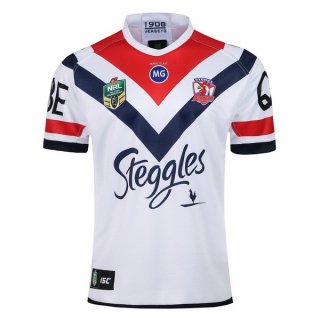 Maglia Sydney Roosters Away 2018 Bianco