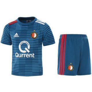 Maglia Feyenoord Rotterdam Away Bambino 2018/19 Blu
