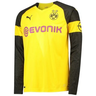 Maglia Borussia Dortmund Home ML 2018/19 Giallo