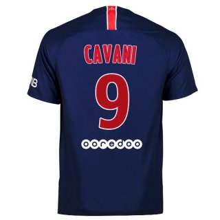 Maglia Paris Saint Germain Home Cavani 2018/19 Blu
