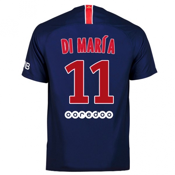 Maglia Paris Saint Germain Home Di Maria 2018/19 Blu