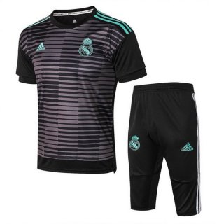 Maglia Formazione Real Madrid Set Completo 2018/19 Nero