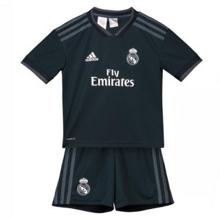Maglia Real Madrid Away Bambino 2018/19 Nero